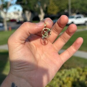 14k Playboy Solid Gold Pendant